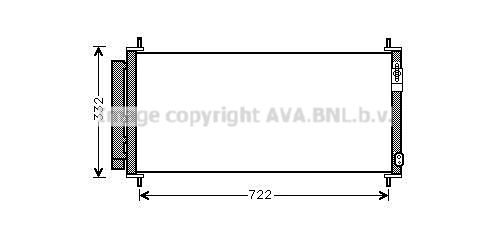 AVA QUALITY COOLING Конденсатор, кондиционер HD5264D